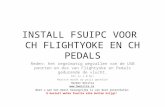 INSTALL FSUIPC VOOR CH FLIGHTYOKE EN CH PEDALS Reden: het regelmatig wegvallen van de USB poorten en dus van Flightyoke en Pedals gedurende de vlucht.