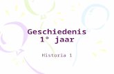 Geschiedenis 1° jaar Historia 1. •Omgaan met geschiedenis •Prehistorie •Egypte Geschiedenis 1 TSOSt-Jozefsinstituut.