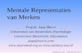 Jaap@murre.com  Mentale Representaties van Merken Prof.dr. Jaap Murre Universiteit van Amsterdam, Psychologie Universiteit Maastricht,