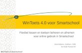 WinToets 4.0 voor Smartschool Flexibel lessen en toetsen beheren en afnemen voor online gebruik in Smartschool Allard Bijlsma, Zuidhorn, 2008 De Rode Planeet.