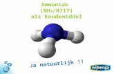 Ammoniak (NH 3 /R717) als koudemiddel Ja natuurlijk !!