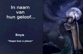 Enya “Hope has a place” In naam van hun geloof...