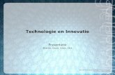 Technologie en Innovatie Presentatie Sharon, Oscar, Erwin, Dirk