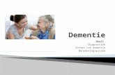 Deel1 Diagnostiek Vormen van dementie Benaderingswijzen.