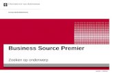 Business Source Premier Zoeken op onderwerp Universiteitsbibliotheek verder = klikken.