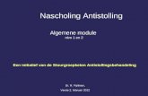 Nascholing Antistolling Algemene module nivo 1 en 2 Dr. R. Fijnheer, Versie 2, februari 2012 Een initiatief van de Stuurgroepketen Antistollingsbehandeling.