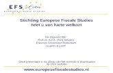 Www.europesefiscalestudies.nl Stichting Europese Fiscale Studies heet u van harte welkom Deze presentatie is na afloop van het seminar te downloaden op.