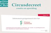 14 juni 2011 Infomoment georganiseerd door het Toelichting bij het aanvragen en afrekenen van creatie- en spreidingsdossiers door Machteld De Smedt (Vlaamse.