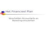 Het Financieel Plan Verschelden Accountants en Belastingconsulenten.