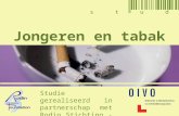 S t u d i e Jongeren en tabak Studie gerealiseerd in partnerschap met Rodin Stichting - mei 2005.