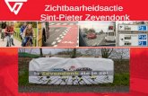 Zichtbaarheidsactie Sint-Pieter Zevendonk. Ontstaan •8 jaar geleden werd de werkgroep verkeer opgericht •De werkgroep bestaat uit ouders, directie en.