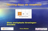 1 Sturing door de overheid Wmo werkplaats Groningen-Drenthe Ferry Wester.
