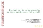 De staat van de corporatiesector en consequenties voor het toezicht CENTRAAL FONDS VOLKSHUISVESTING 2012 Utrecht, 19 september 2012 Inleiding door drs.