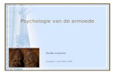 Psychologie van de armoede Guido cuyvers Overpelt 7 december 2006.