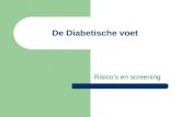 De Diabetische voet Risico’s en screening. Algemene feiten  1.000.000 Nederlanders hebben Diabetes  Iedere jaar komen er ongeveer 70.000 diabetespatiënten.