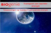 Transport van warmte- energie Toepassingen op transport van warmte-energie.