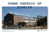 ZONNE-ENERGIE OP SCHOLEN 5 april 2013 Mark Meijer – mark@energyindeed.com Uitwisselingsbijeenkomst Zon Op School – Utrecht.