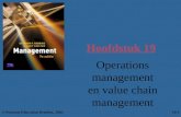 Hoofdstuk 19 Operations management en value chain management © Pearson Education Benelux, 200319-1.