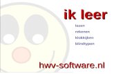 Ik leer hwv-software.nl lezen rekenen klokkijken blindtypen.