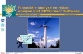 © Minister van Natuurlijke Hulpbronnen Canada 2001 – 2005. Cursus Analyse Schone Energieprojecten Financiële analyse en risico- analyse met RETScreen ®