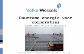 Duurzame energie voor corporaties “Groen voor de prijs van grijs” Jan-Willem Jehee / jjehee@volkerwessels.com / 06 – 11 22 31 52.