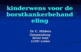Kinderwens voor de borstkankerbehandeling Dr C. Hilders Gynaecoloog RDGG Delft LUMC Leiden.