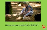 Natuur en natuur beleving in de BSO 2. Wat deed jij vroeger als kind graag buiten?