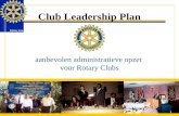 Rotary International Club Leadership Plan aanbevolen administratieve opzet voor Rotary Clubs.