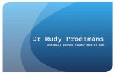 Dr Rudy Proesmans Optimaal gezond zonder medicijnen.