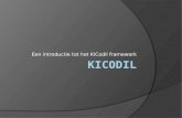 Een introductie tot het KiCodil framework. Quickstart  Maak een nieuw executable project  Include ‘KCD.h’ (include KiCodil)  Call: KCD::Run(HINSTANCE,