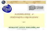 Postzegelkring DE EIK-Lommel februari 2009 1 ALBUMBLADEN & TENTOONSTELLINGSBLADEN MET MICROSOFT OFFICE PUBLISHER 2003.