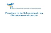 Pensioen in de Schoonmaak- en Glazenwassersbranche.