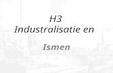 H3 Industralisatie en Ismen. §1Kenmerken v/d Industriële samenleving. • Pas sinds 200 jaar gebruik machines • Door allerlei uitvindingen in de 18 de eeuw.