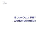 BouwData PB ® werkmethodiek.  Huidige situatie  Toekomst: groupware en BIM  Te nemen beleidsmaatregelen.
