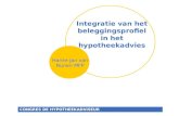 CONGRES DE HYPOTHEEKADVISEUR Integratie van het beleggingsprofiel in het hypotheekadvies Harrie-Jan van Nunen MFP.