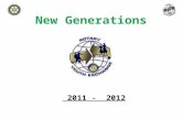 New Generations 2011 - 2012. Inhoud •Missie van de commissie New Generations •Lijst der Programma’s •Het Comité •De Certificatie •Overzicht Hoofdprogramma’s.