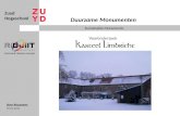 Zuyd Hogeschool Lectoraat nieuwe energie Duurzame Monumenten Sustainable Monuments Vooronderzoek Ken Kwantes 09-03-2012.