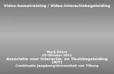 Video-hometraining / Video-interactiebegeleiding Marij Eliëns 25 Oktober 2011 Associatie voor Interactie- en Thuisbegeleiding (AIT) Combinatie Jeugdzorg/Universiteit.