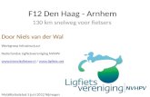 F12 Den Haag - Arnhem 130 km snelweg voor fietsers Door Niels van der Wal Werkgroep infrastructuur Nederlandse Ligfietsvereniging NVHPV .