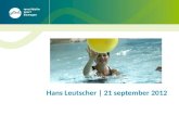 Hans Leutscher | 21 september 2012. Grote sprong voorwaarts!