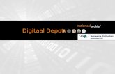 Digitaal Depot. Waarom een Digitaal Depot â€¢Overheden en particulieren werken steeds meer en soms alleen nog maar digitaal; â€¢Gebruikers verwachten digitaal