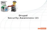Drupal Security Awareness (2). Disclaimer De informatie in deze cursus is bedoeld om veiligere Drupal websites te bouwen, niet om andere Drupal websites.