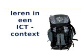 Leren in een ICT - context. een verhaal in beeld brengen…
