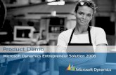 Microsoft Dynamics Entrepreneur Solution 2008 Product Demo