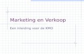 Marketing en Verkoop Een inleiding voor de KMO. Inhoud Algemene context Definities  Wat is marketing ?  Marketing vs Verkoop Marketing en KMO’s Marketing.