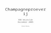 Champagneproeverij KBC-Wijnclub December 2009 Dirk Dirix.