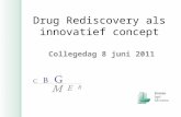 Drug Rediscovery als innovatief concept Collegedag 8 juni 2011.