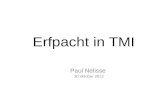 Erfpacht in TMI Paul Nelisse 30 oktober 2012 3 mei 2011.