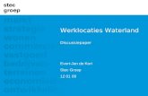 Werklocaties Waterland Discussiepaper Evert-Jan de Kort Stec Groep 12 01 09.