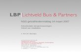 Lichtveld Buis & Partners BV Raadgevende ingenieurs geluidbeheersing, bouwfysica, akoestiek, brandveiligheid arbo, milieu en ruimtelijke ordening Kelvinbaan.